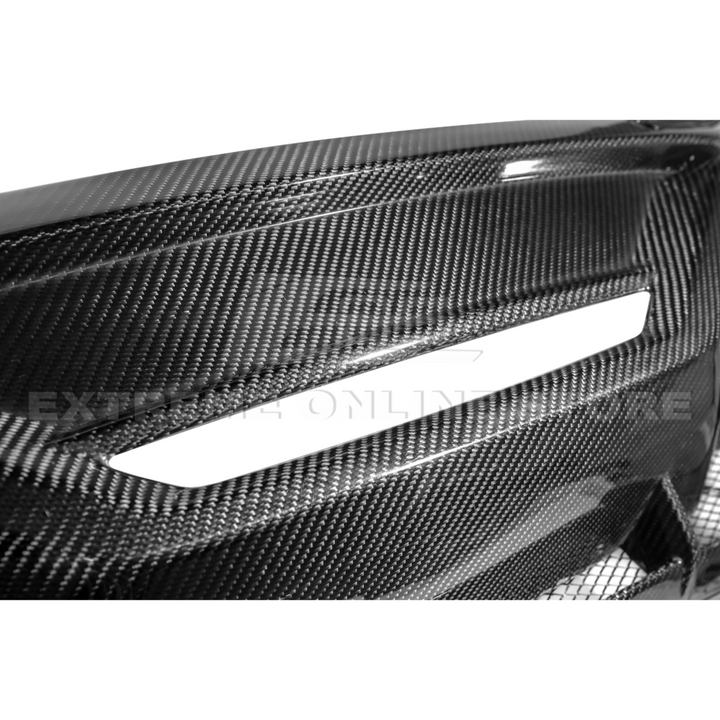2024-Up Ford Mustang S650 Dark Horse Style DRY CARBON FIBER Rear Bumper Diffuser
