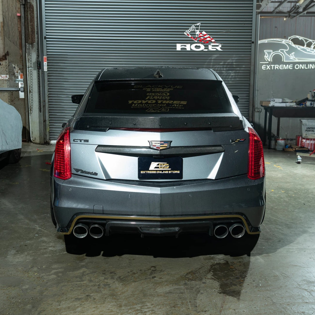 2016-19 Cadillac CTS-V Sedan Rear Roof Top Window Spoiler