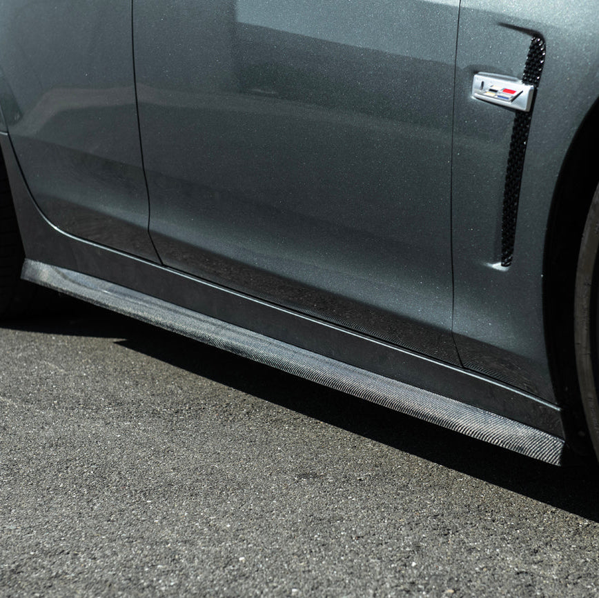 2016-19 Cadillac CTS-V | CARBON FIBER Package V2 Side Skirts