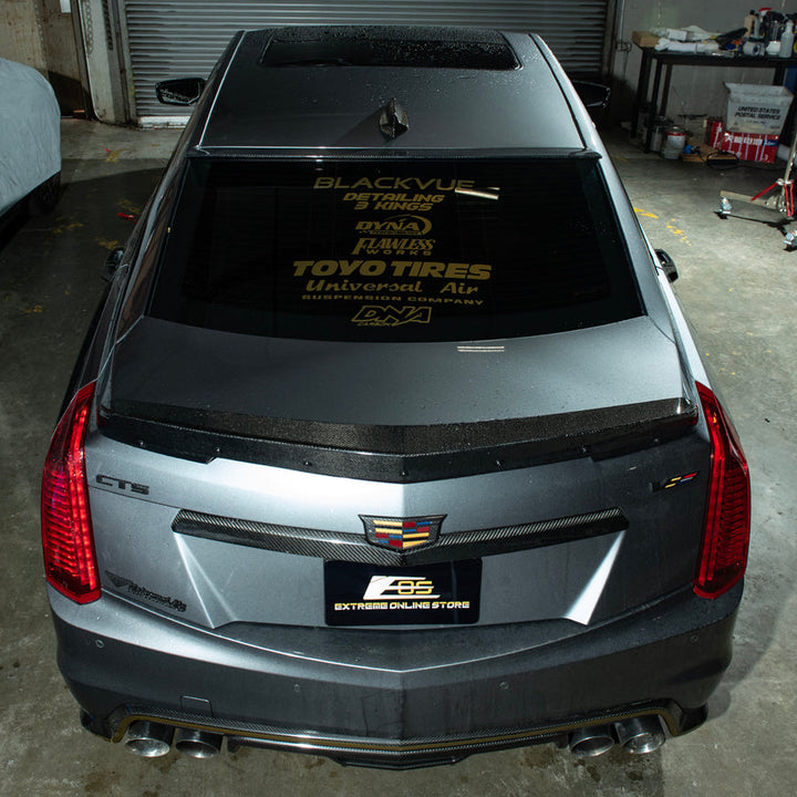2016-19 Cadillac CTS-V Sedan Rear Roof Top Window Spoiler