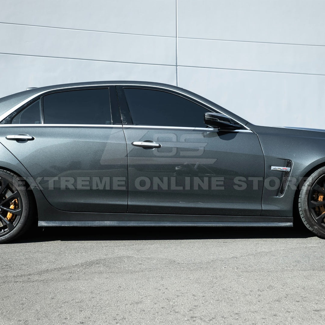 2016-19 Cadillac CTS-V | CARBON FIBER Package V2 Side Skirts