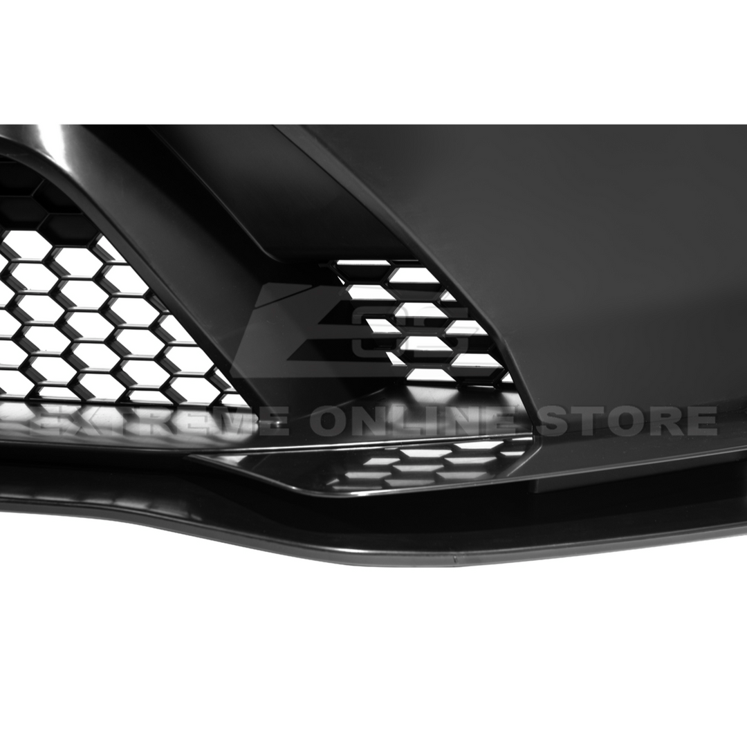 2024-Up Mustang GTD Style Full Conversion Primed Front Bumper Cover Grille Lip