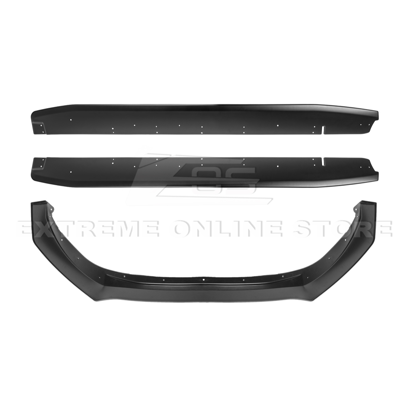 2022-Up Toyota GR86 CS Style Matte Black Front Splitter Lip Side Skirts Kit