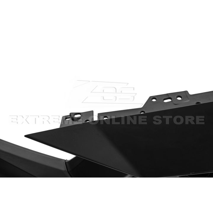 2024-Up Mustang GTD Style Full Conversion Primed Front Bumper Cover Grille Lip
