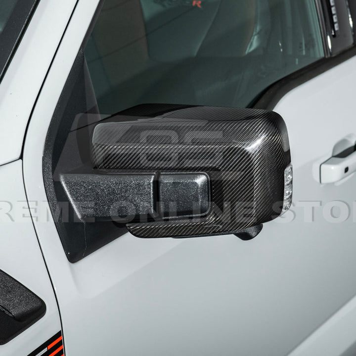 2021-Up Ford F-150 Carbon Fiber Side Mirror Cap Covers
