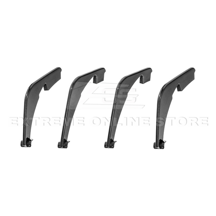 Corvette C8 Stingray DRY CARBON FIBEr Add-On Rear Diffuser Fin