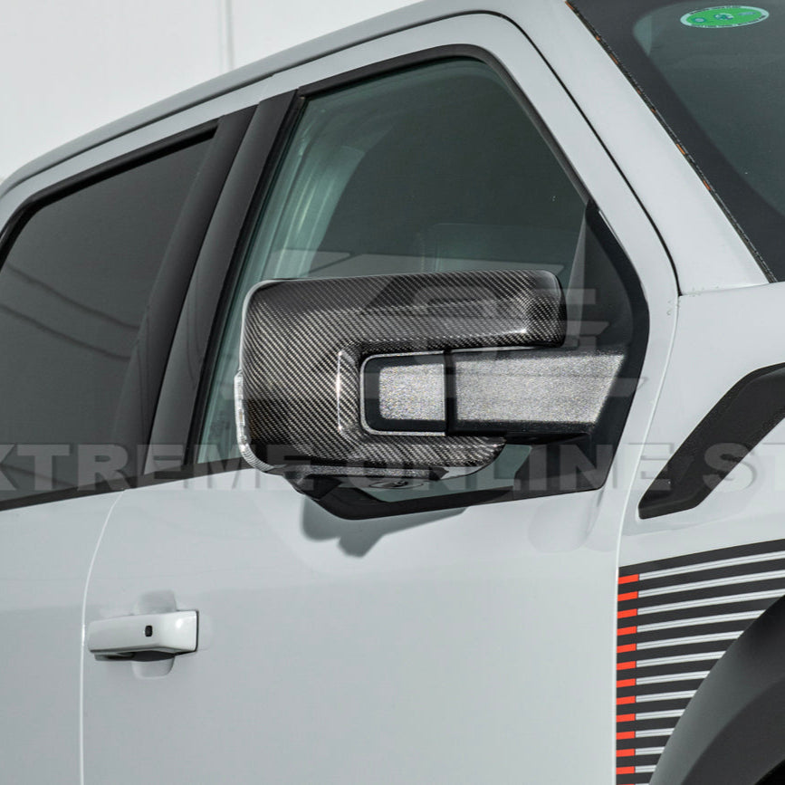 2021-Up Ford F-150 Carbon Fiber Side Mirror Cap Covers