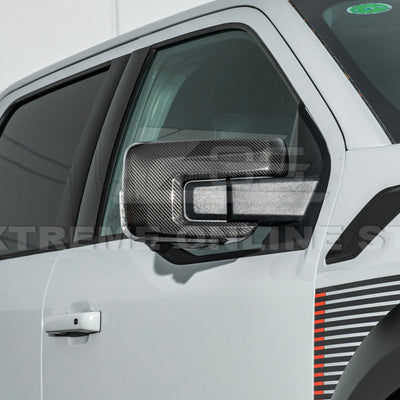 2021-Up Ford F-150 Carbon Fiber Side Mirror Cap Covers