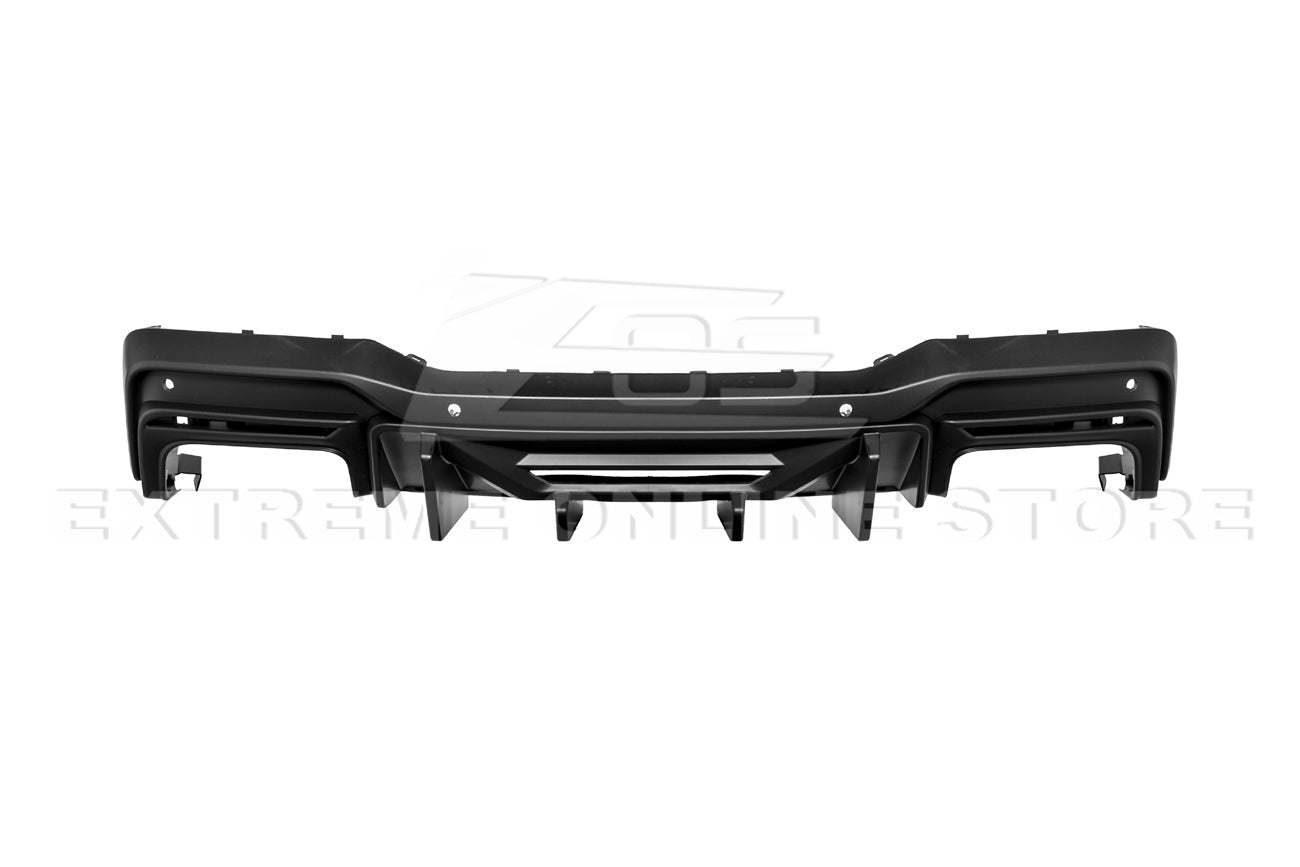 2024-Up Mustang Rear Bumper Diffuser Dual Tips