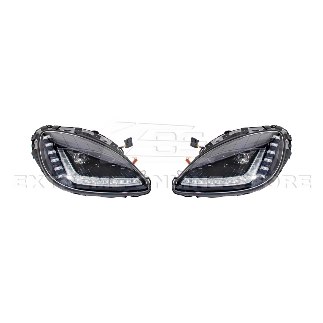 2005-13 Corvette C6 l C7 Style Projector LED Sequential Signal Turn Headlights