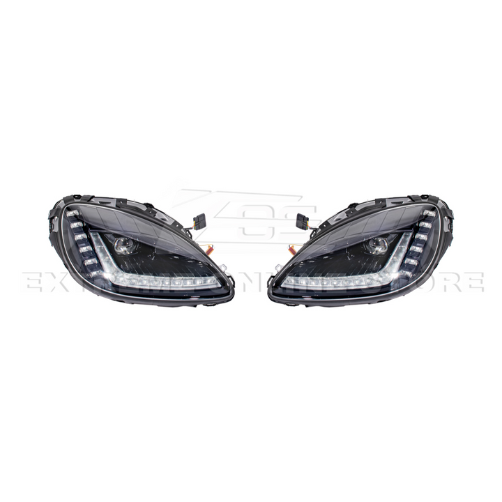 2005-13 Corvette C6 l C7 Style Projector LED Sequential Signal Turn Headlights