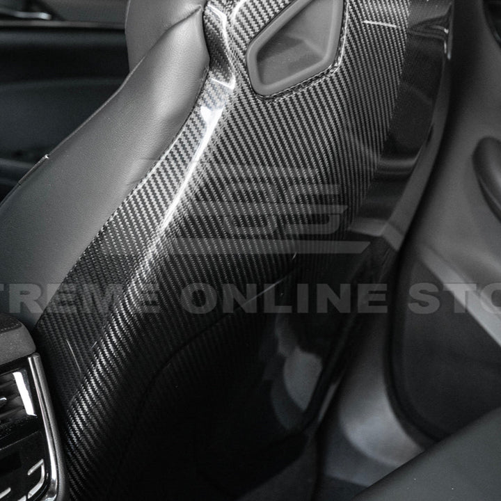 2016-19 CTS-V | ATS-V Dry CARBON FIBER Seat Back Cover