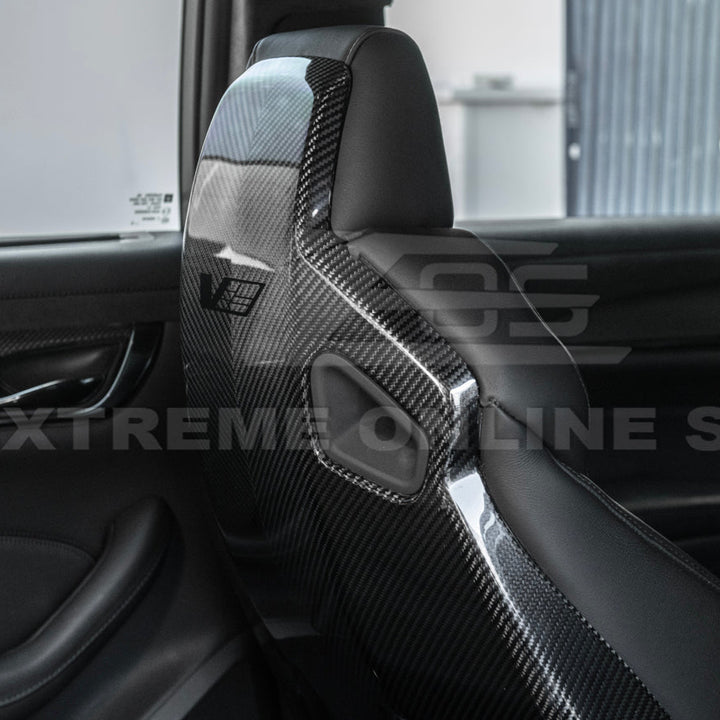 2016-19 CTS-V | ATS-V Dry CARBON FIBER Seat Back Cover