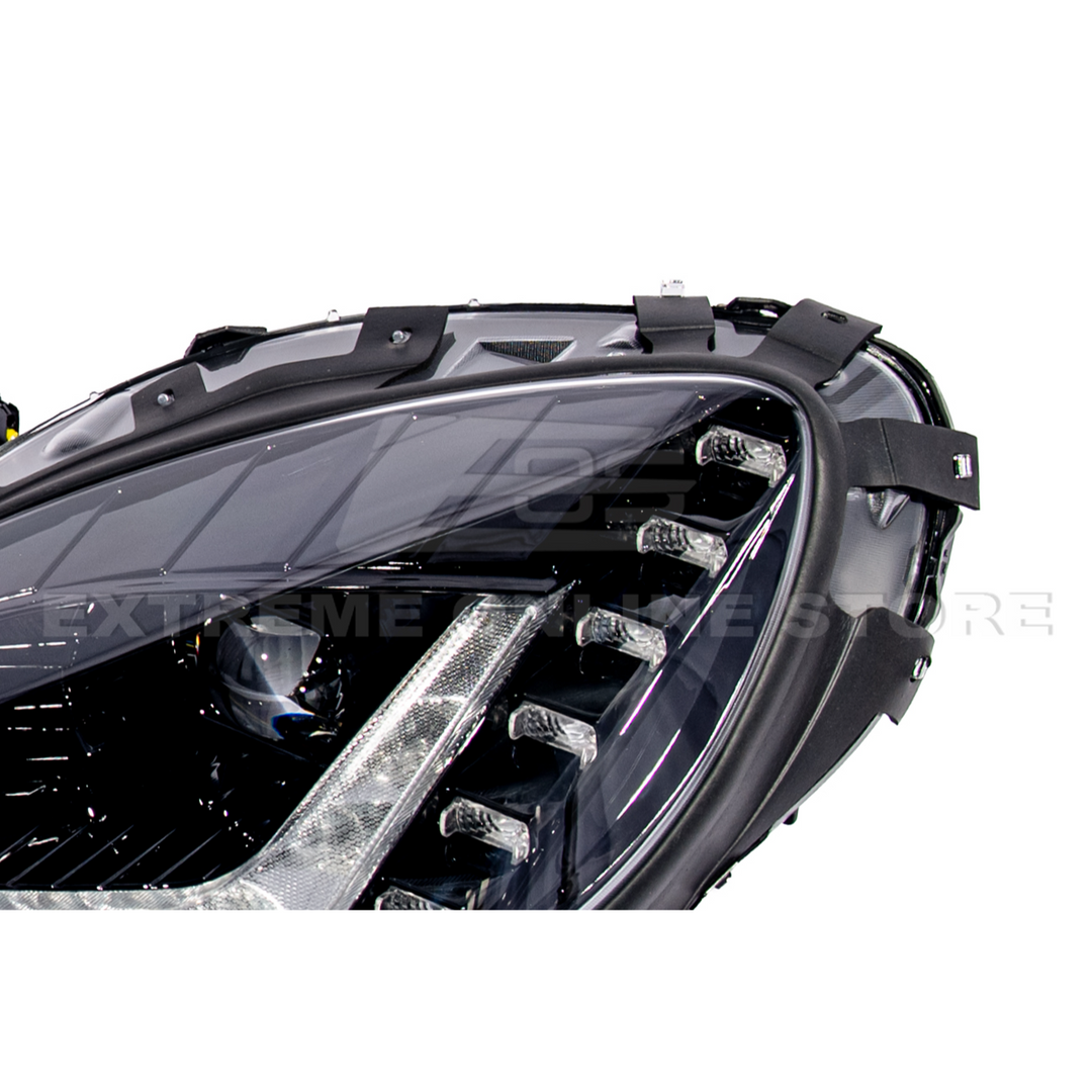 2005-13 Corvette C6 l C7 Style Projector LED Sequential Signal Turn Headlights