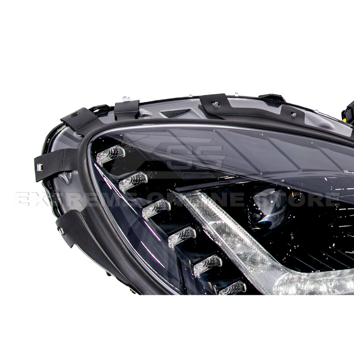 2005-13 Corvette C6 l C7 Style Projector LED Sequential Signal Turn Headlights