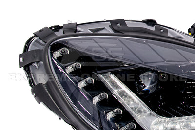 2005-13 Corvette C6 l C7 Style Projector LED Sequential Signal Turn Headlights
