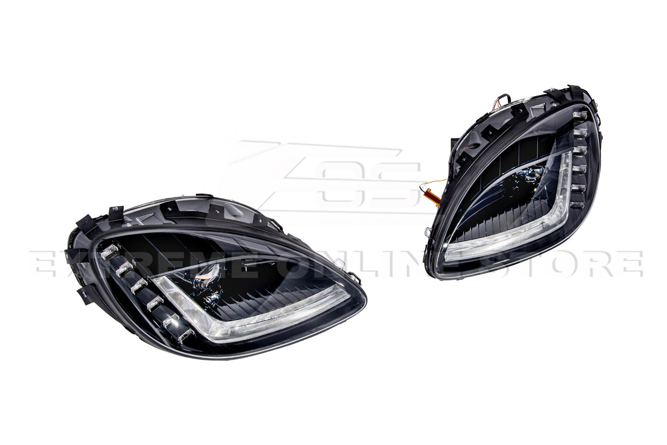 2005-13 Corvette C6 l C7 Style Projector LED Sequential Signal Turn Headlights