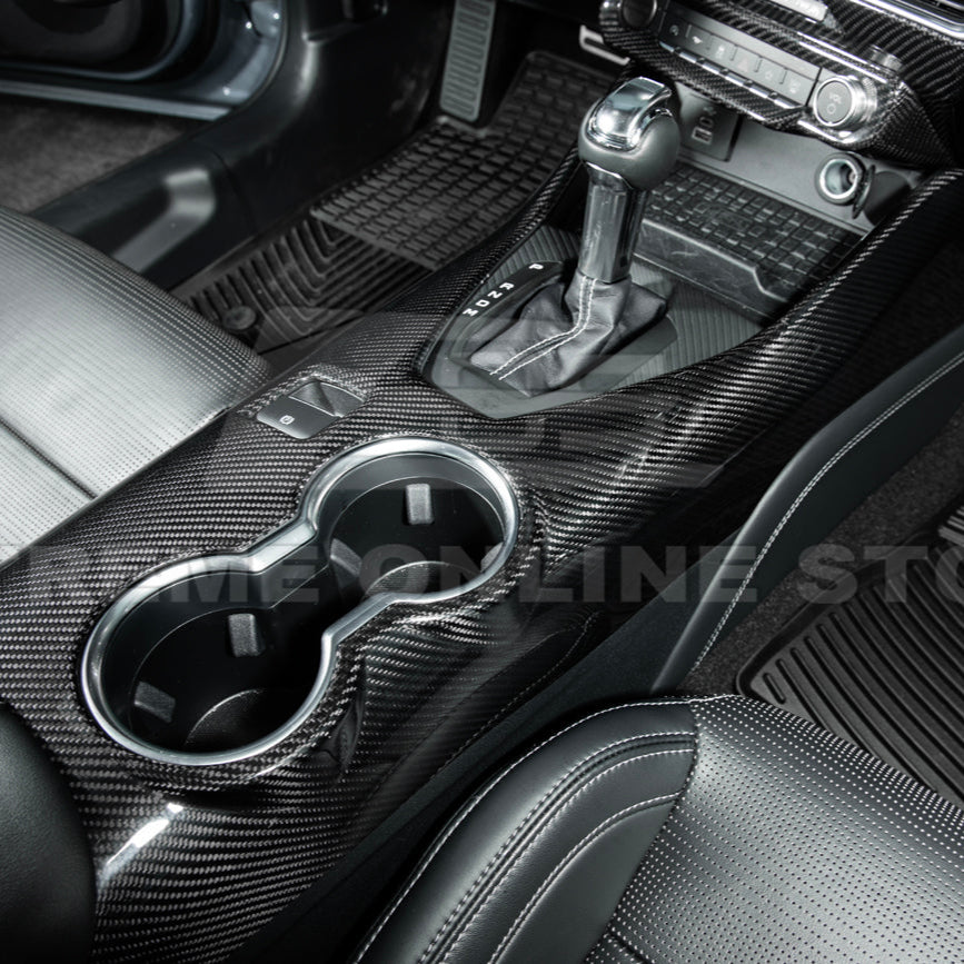 2024-Up Ford Mustang DRY CARBON FIBER All Inclusive Center Console Cover