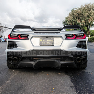 Corvette C8 Z51 Rear Spoiler Add-On Wicker Extension