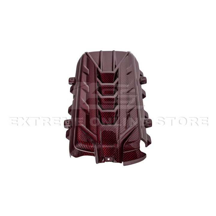 2020-Up Corvette C8 DRY CARBON FIBER LT2 Rear Engine Cover