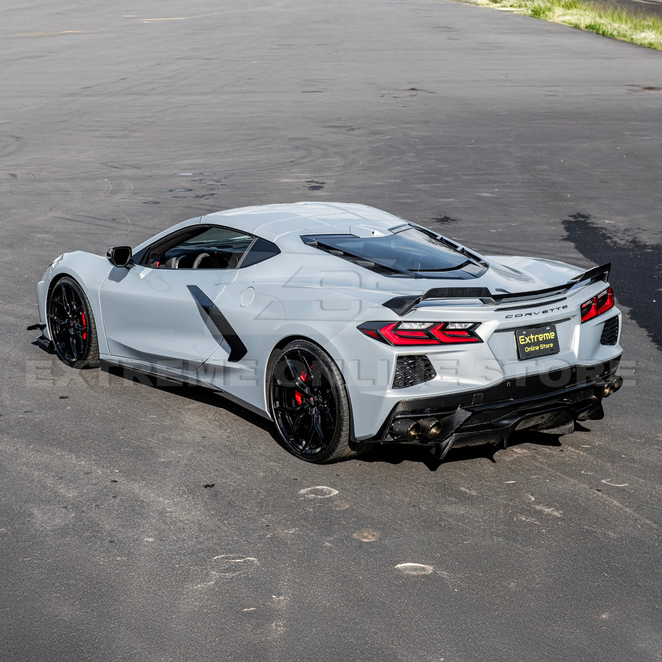 Corvette C8 Z51 Rear Spoiler Add-On Wicker Extension