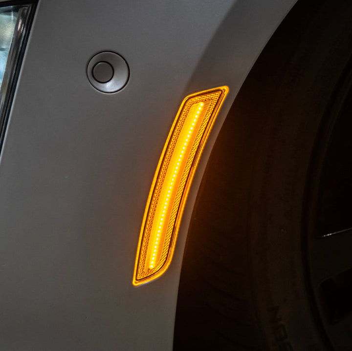 2014-19 Cadillac ATS &amp; CTS | Front Bumper Amber LED Side Marker Lights