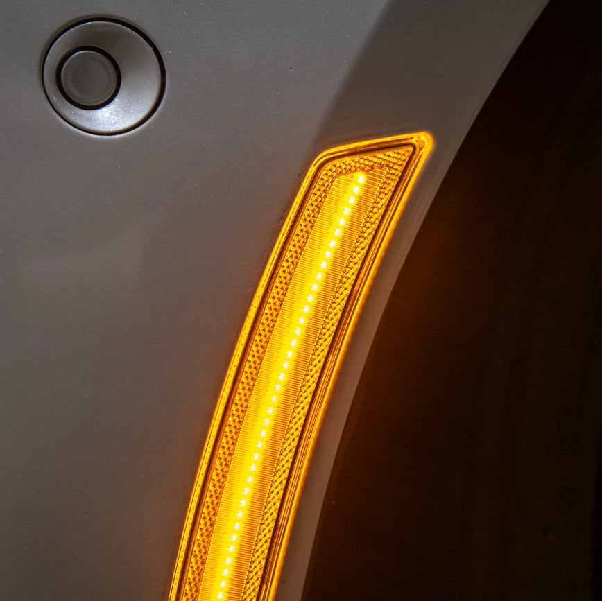 2014-19 Cadillac ATS &amp; CTS | Front Bumper Amber LED Side Marker Lights
