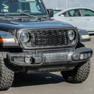 2024-Up Jeep Wrangler Gladiator Front Bumper Grille Replacement