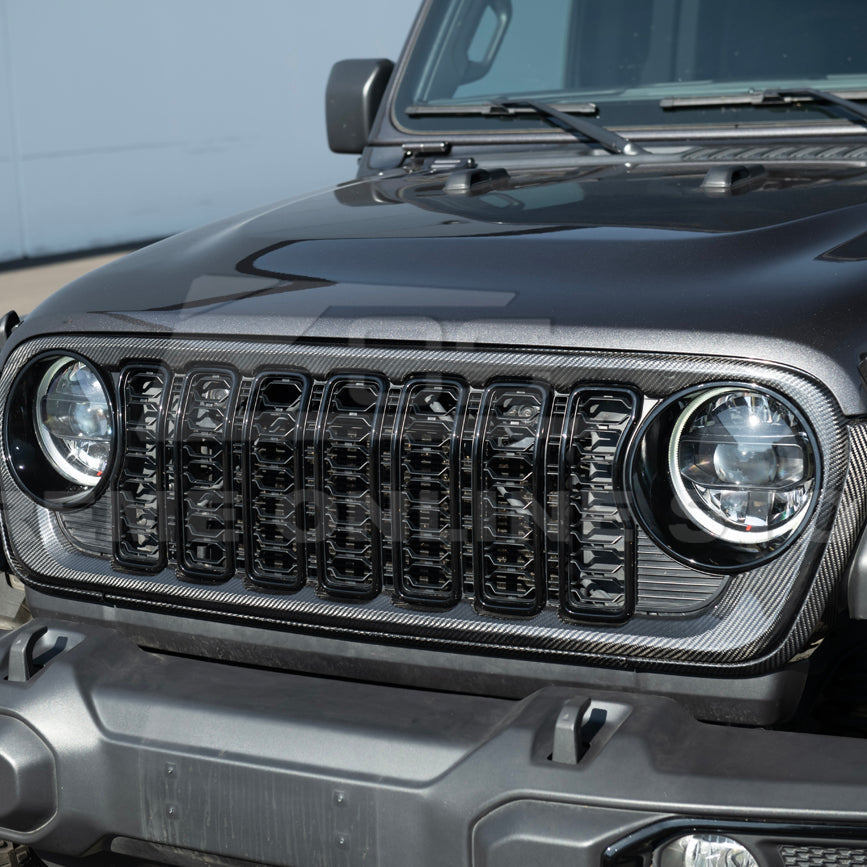 2024-Up Jeep Wrangler Gladiator Front Bumper Grille Replacement