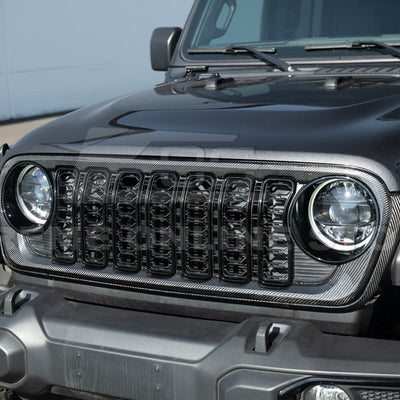 2024-Up Jeep Wrangler Gladiator Front Bumper Grille Replacement