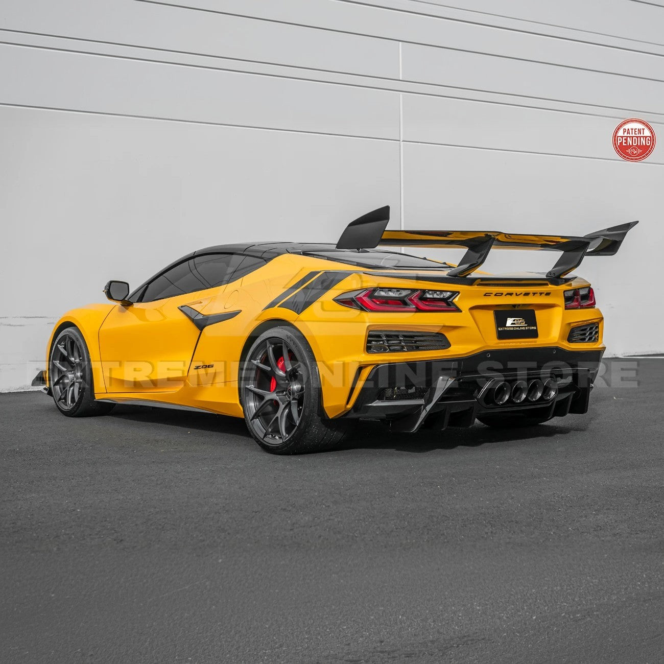 2020-Up Corvette C8 Z06 Z07 Package | ZR1 Style Rear Wing Spoiler