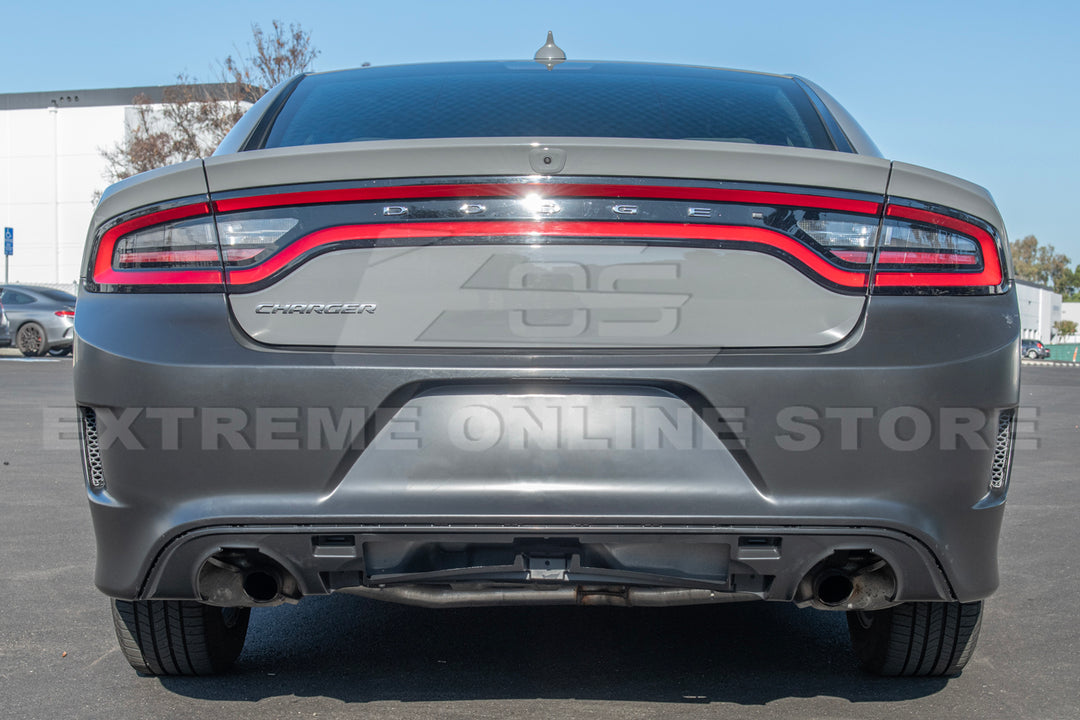 2015-Up Dodge Charger SRT Hellcat Conversion Rear Bumper Cover