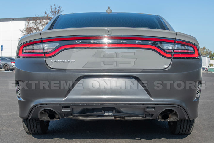 2015-Up Dodge Charger SRT Hellcat Conversion Rear Bumper Cover