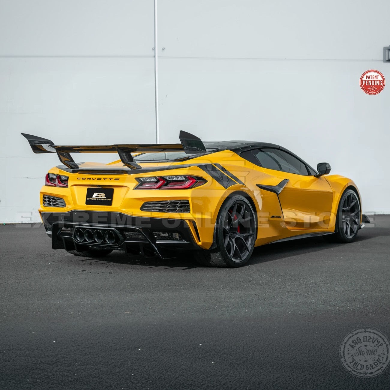 2020-Up Corvette C8 Z06 ZR1 Rear High Wing Spoiler Bracket
