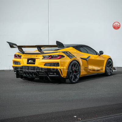 2020-Up Corvette C8 Z06 Z07 Package | ZR1 Style Rear Wing Spoiler
