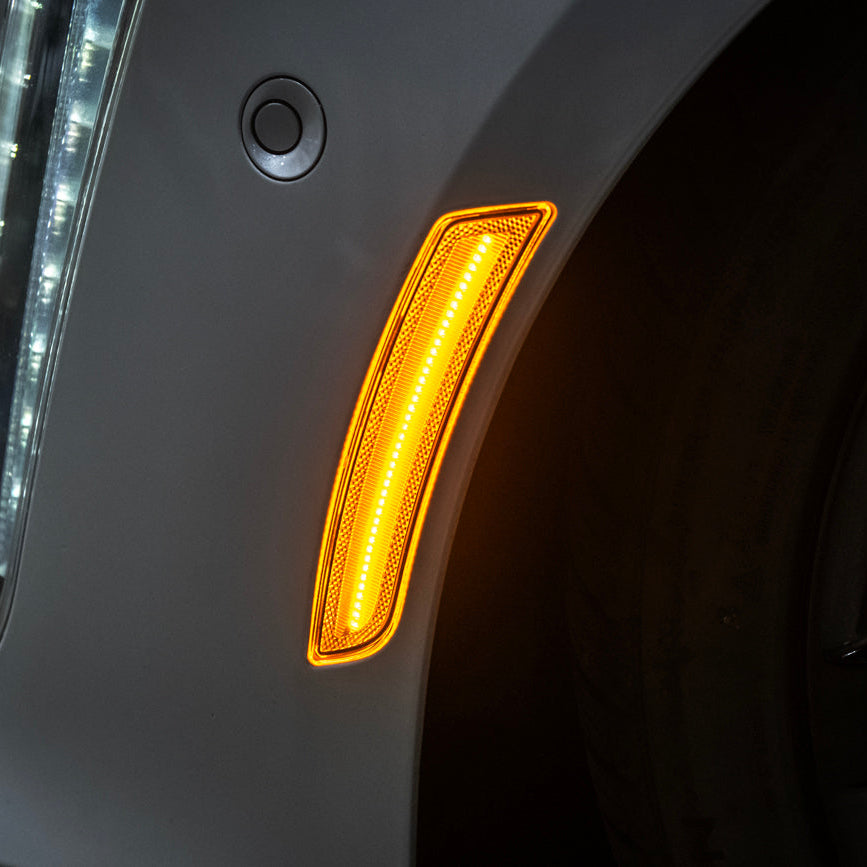 2014-19 Cadillac ATS &amp; CTS | Front Bumper Amber LED Side Marker Lights