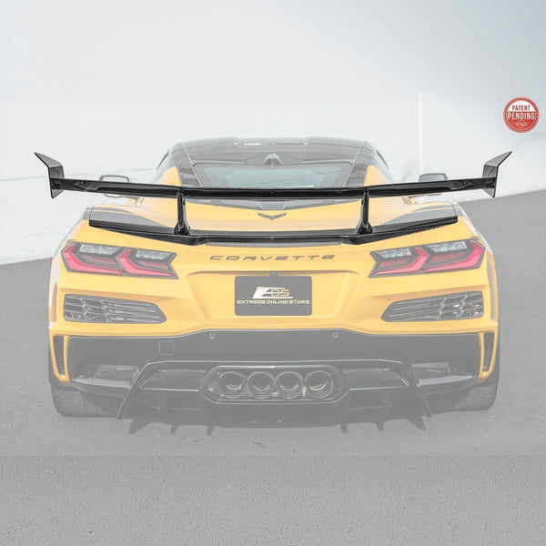 Corvette C8 Z06 Z07 Package | ZR1 Style Rear Wing Spoiler