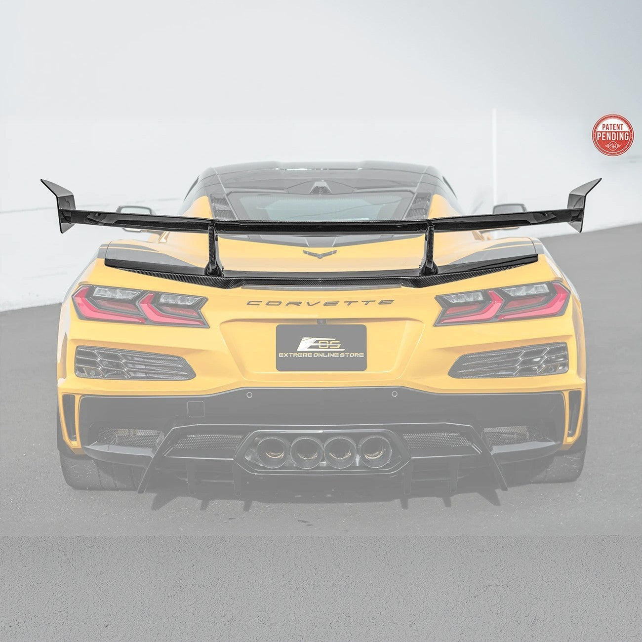 2020-Up Corvette C8 Z06 Z07 Package | ZR1 Style Rear Wing Spoiler