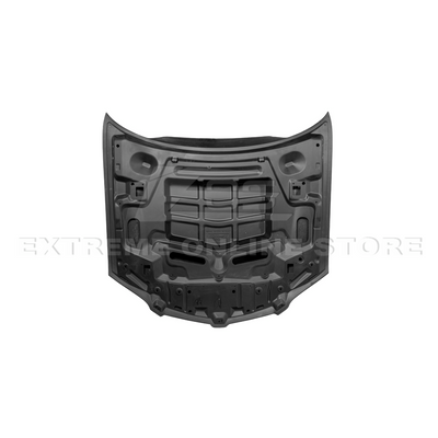 2008-09 Pontiac G8 CARBON FIBER Replacement Front Bumper Cowl Hood Cover