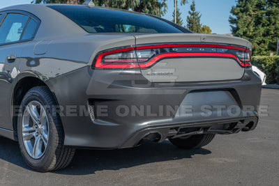 2015-Up Dodge Charger SRT Hellcat Conversion Rear Bumper Cover