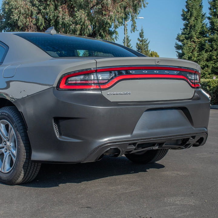 2015-Up Dodge Charger SRT Hellcat Conversion Rear Bumper Cover