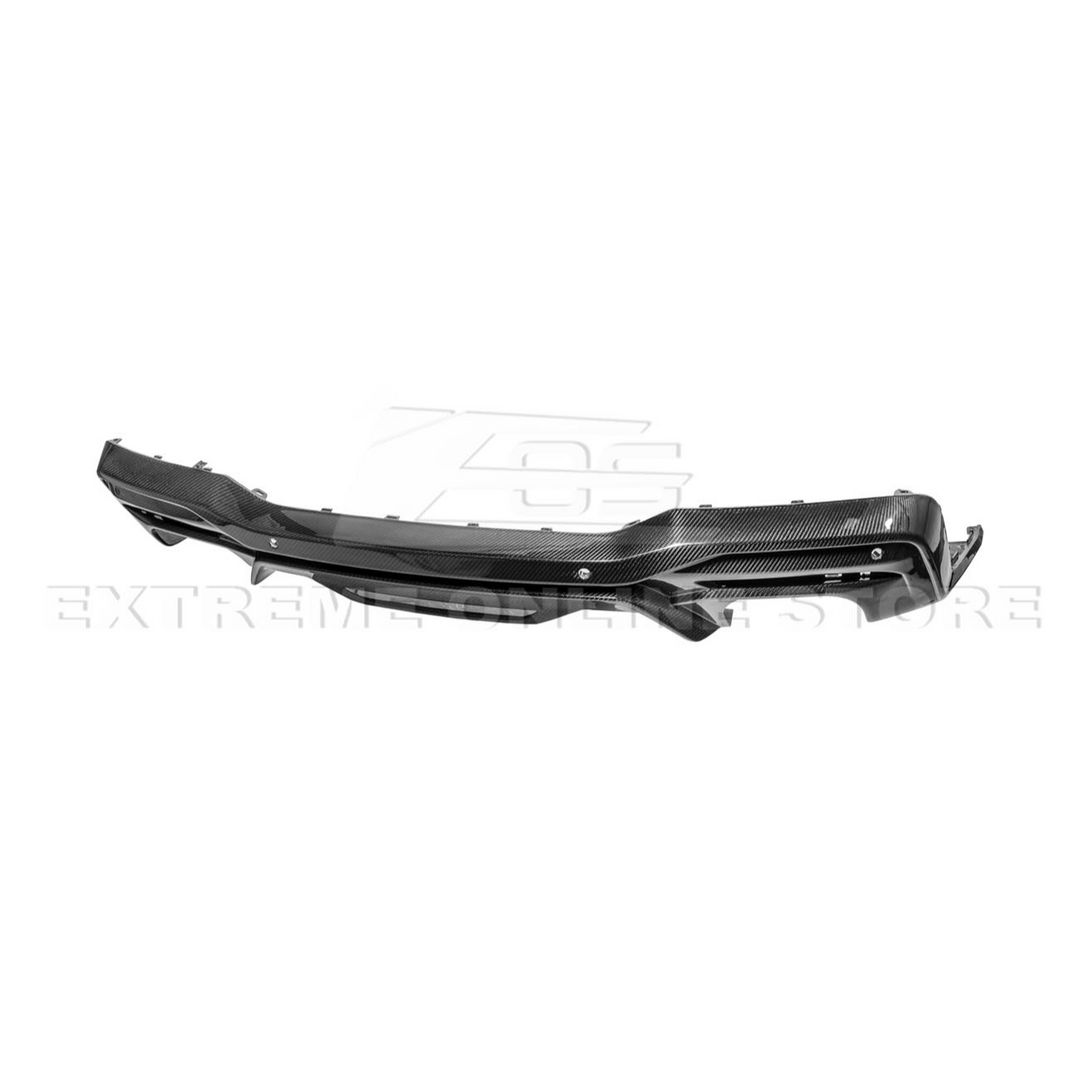 2024+ Ford Mustang GT Style Dry Carbon Fiber Rear Bumper Diffuser