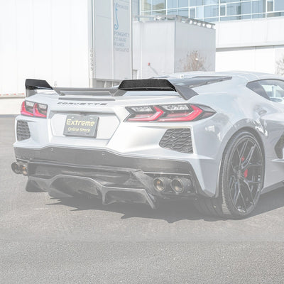 Corvette C8 Z51 Rear Spoiler Add-On Wicker Extension