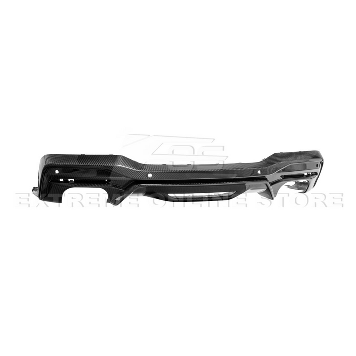 2024+ Ford Mustang GT Style Dry Carbon Fiber Rear Bumper Diffuser