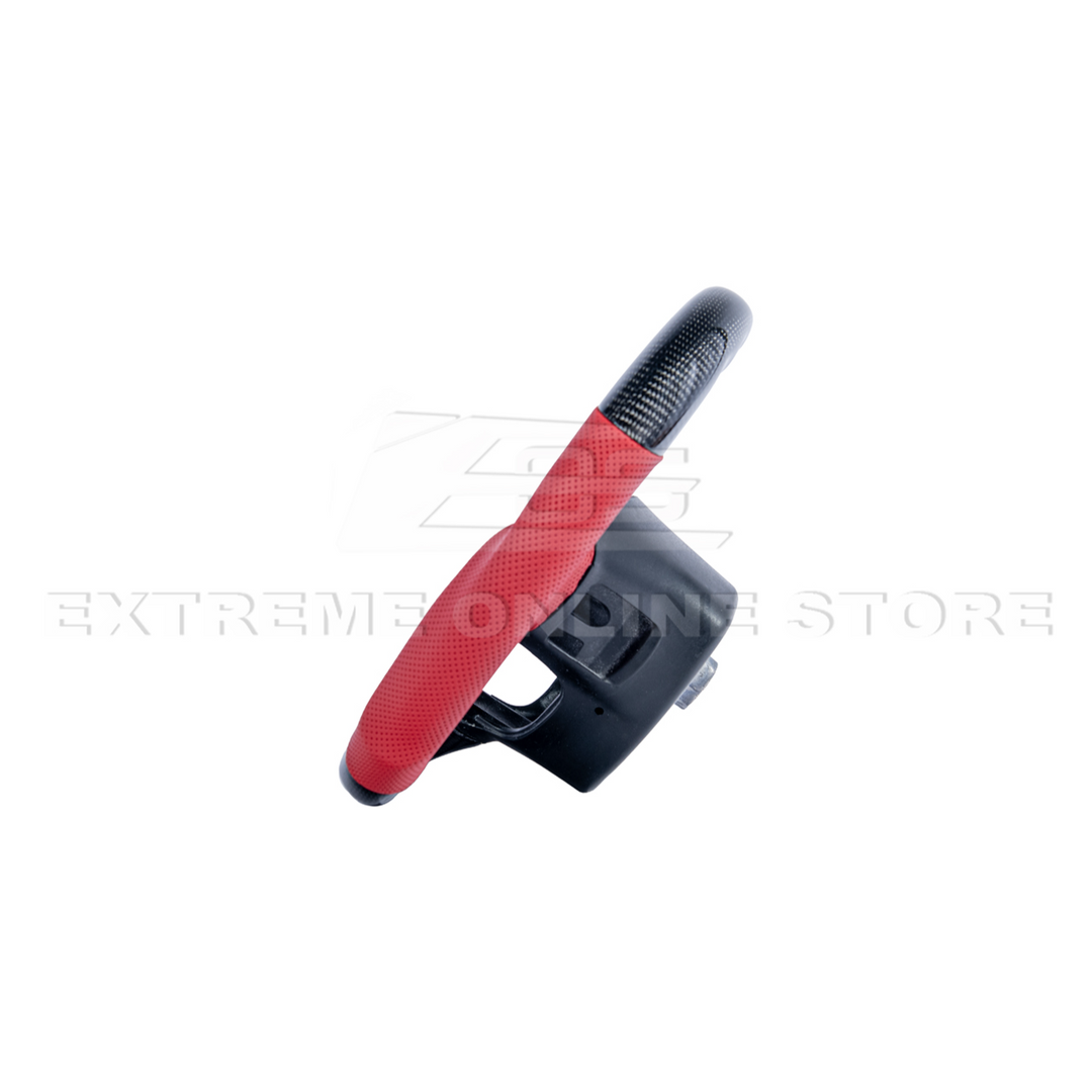 Chevrolet Corvette C7 Red Leather Red Stitching Carbon Fiber Steering Wheel