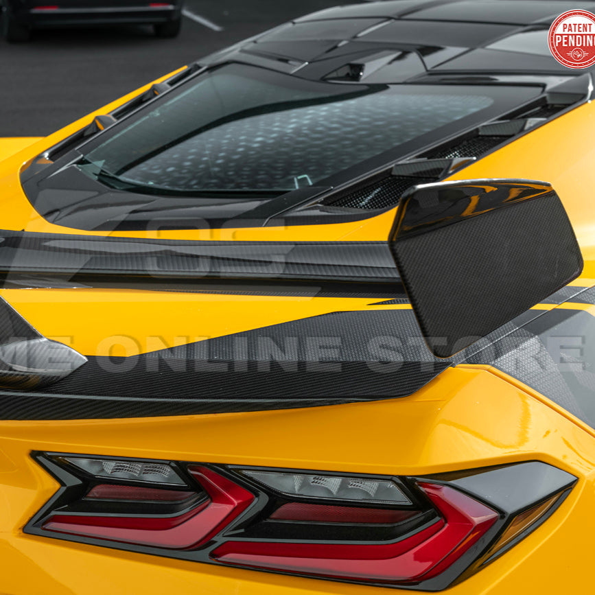 2020-Up Corvette C8 Z06 Z07 Package | ZR1 Style Rear Wing Spoiler