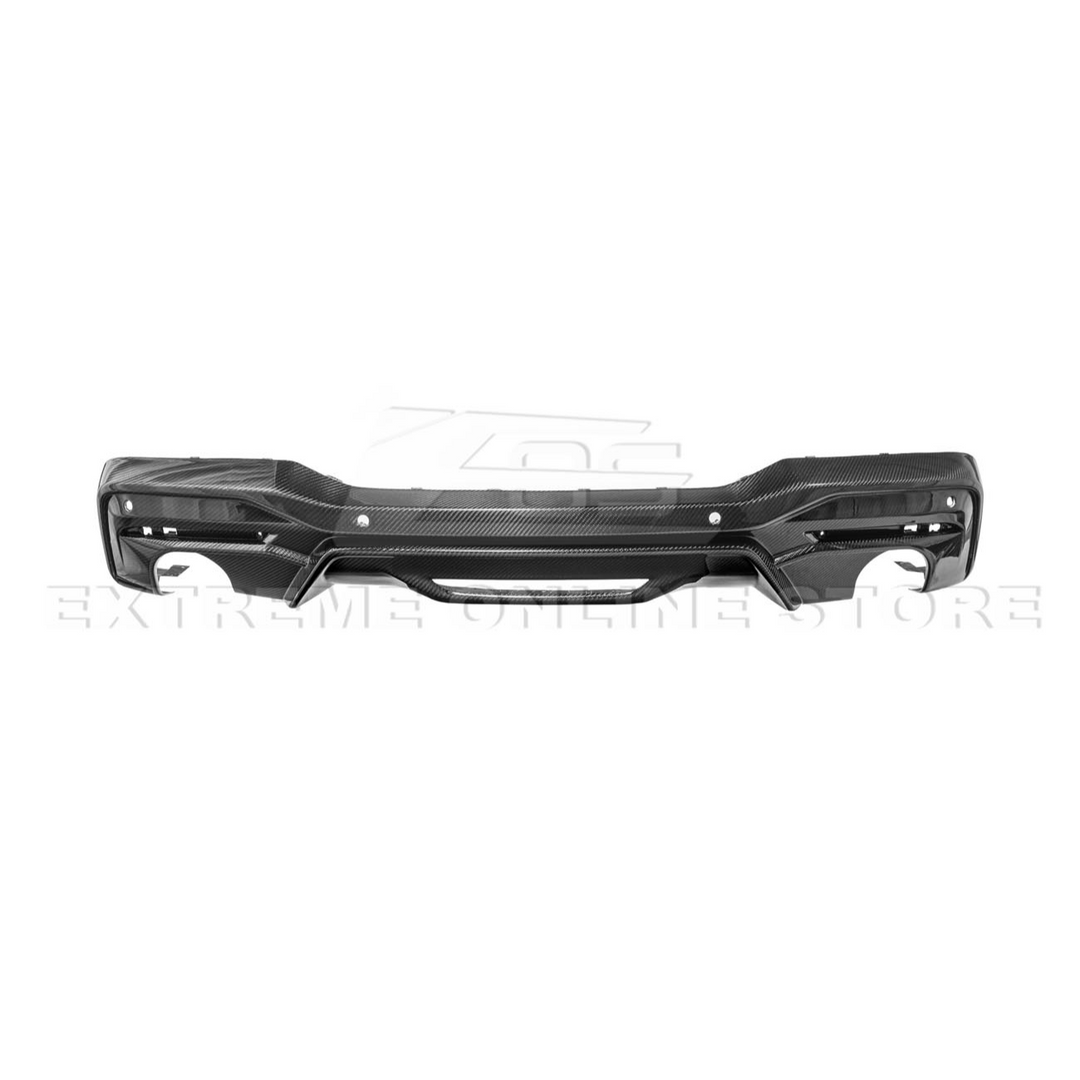 2024+ Ford Mustang GT Style Dry Carbon Fiber Rear Bumper Diffuser