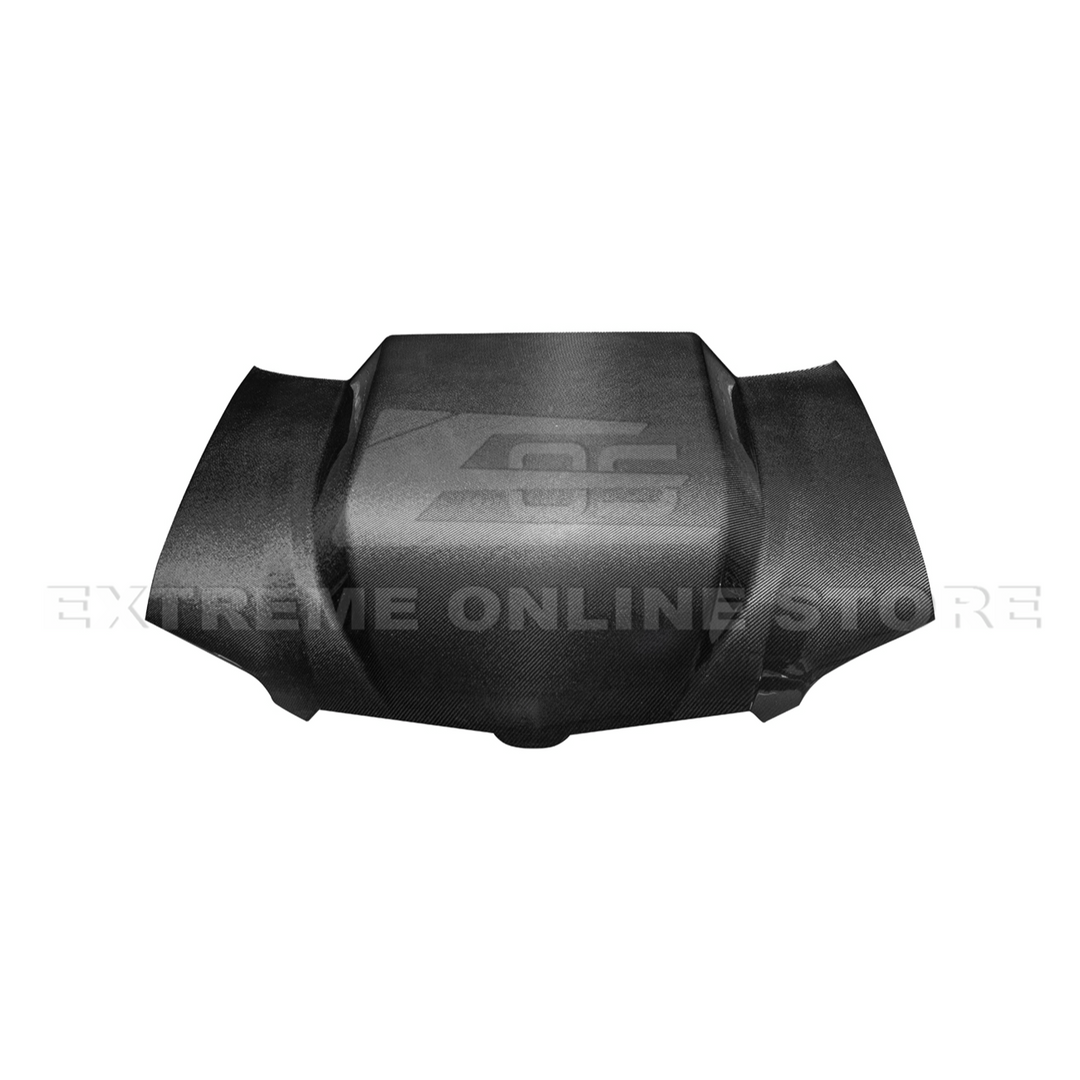 2008-09 Pontiac G8 CARBON FIBER Replacement Front Bumper Cowl Hood Cover