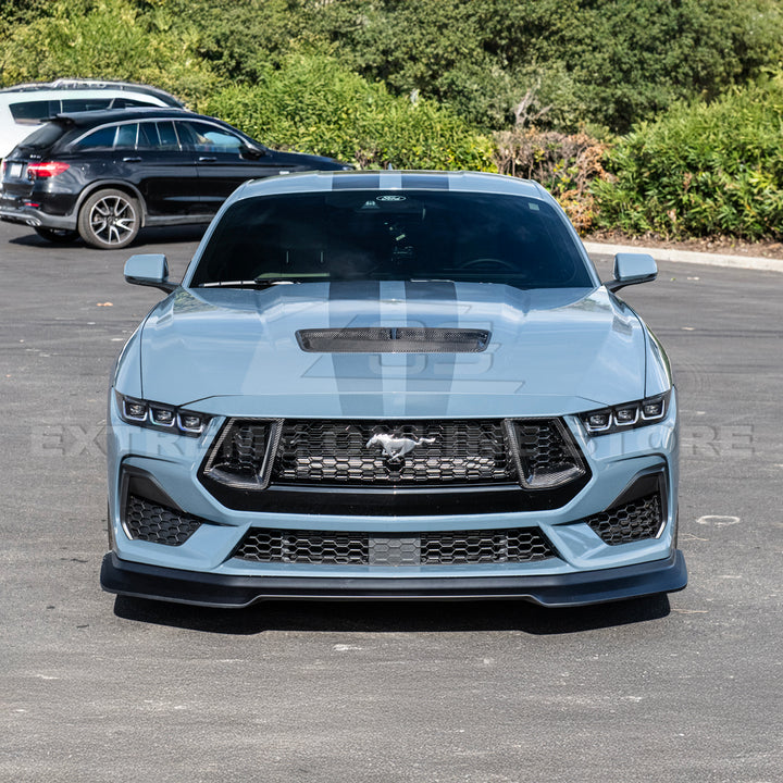 2024+ Ford Mustang DRY CARBON FIBER Front Hood Vent