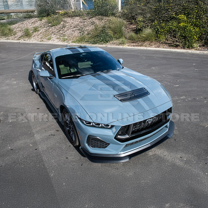 2024+ Ford Mustang DRY CARBON FIBER Front Hood Vent